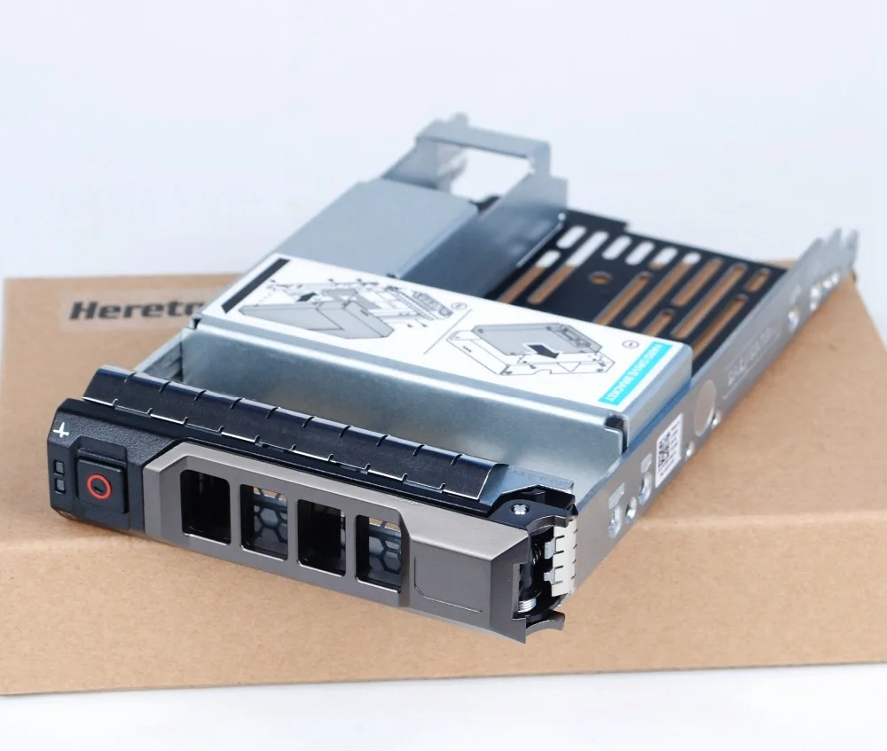 

Heretom 2.5" Adapter Tray 9W8C4+3.5" HDD Tray Caddy For Dell R730 R720 R530 T630