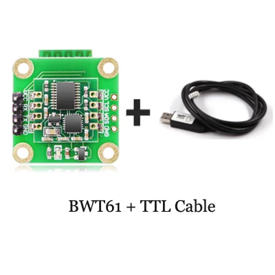 BWT61-TTL Line Акселерометр Bluetooth BWT61 Высокоточный 6-Axis AHRS Инклинометр+ гироскоп+ угол(XYZ, 100 Гц Выход), Поддержка ПК/Android/Arduinos - Цвет: BWT61-TTL Line