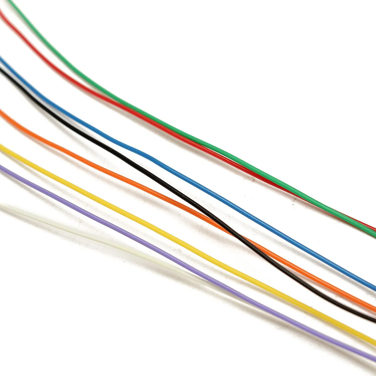 8 цветов 30AWG 0 25 мм электрические провода Оловянная медная проволока обмотка пин