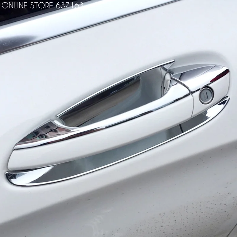 Наружная ручка двери автомобиля чехол для Mercedes Benz B C E GLK ML Class W204 W212 E200 E250 E300 E350