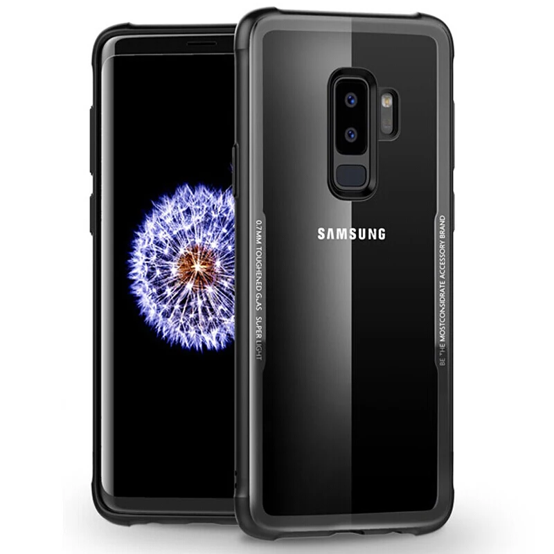 Чехол для телефона Samsung Galaxy Note 9 8 S8 S9 Plus S8Plus + Прозрачный ударопрочный мягкий