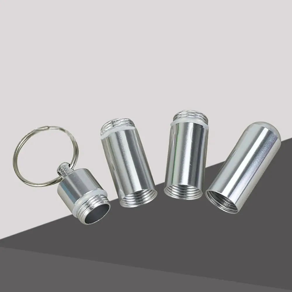 Футляр для таблеток из алюминиевого сплава 5 шт.|Коробки и ящики хранения| |