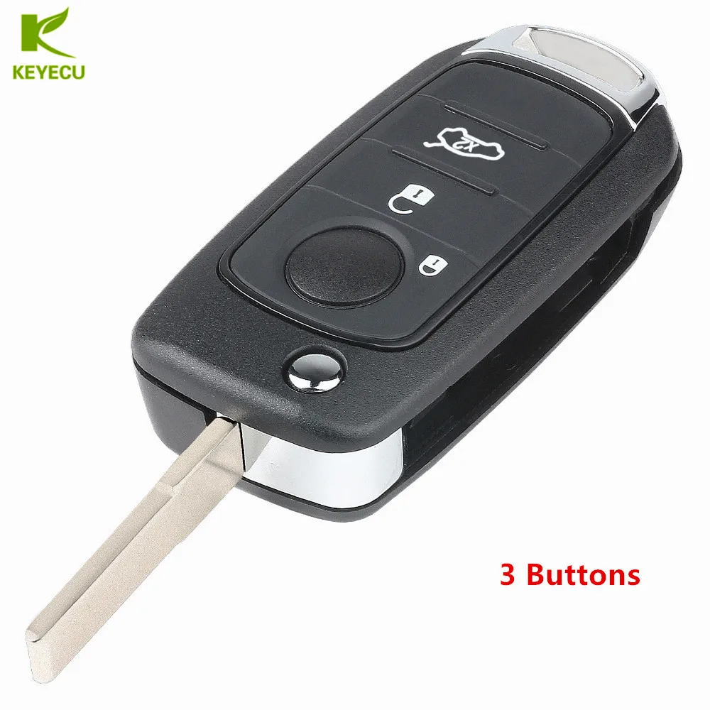 Запасная Новинка чехол для телефона KEYECU брелок 3/4 кнопки Fiat Toro 500X 500 Punto Dodge Neon