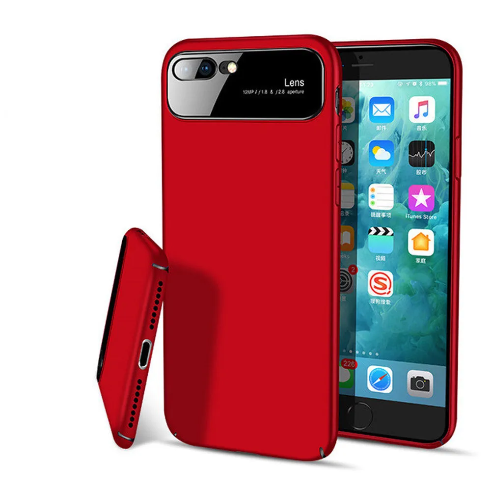 Z515 крышка 2019 закаленное Стекло Камера протектор Жесткий ПК чехол для iPhone 7/8 плюс 5