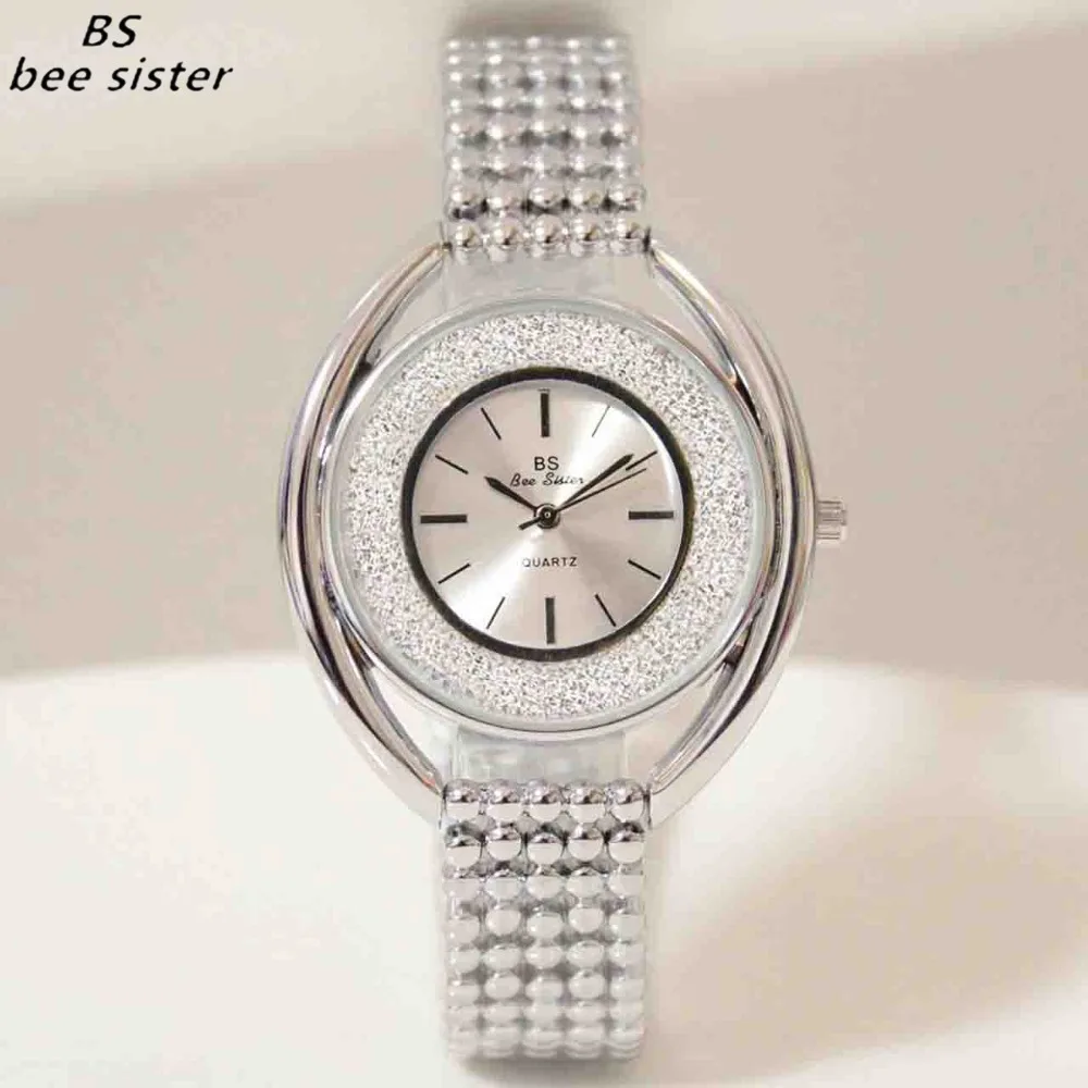 Часы наручные BS женские со стразами брендовые модные повседневные люксовые