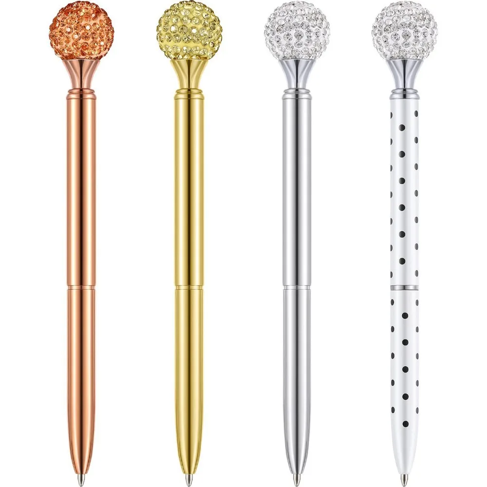 Шариковая ручка caneta Bling crystal diamond Gem Metal Ball школьные письменные принадлежности