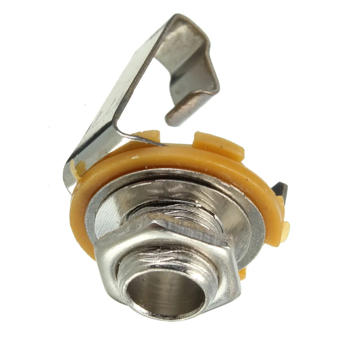 10 шт./компл. 1/4 дюйма металлическое штекерное гнездо для гитары гнездовой разъем