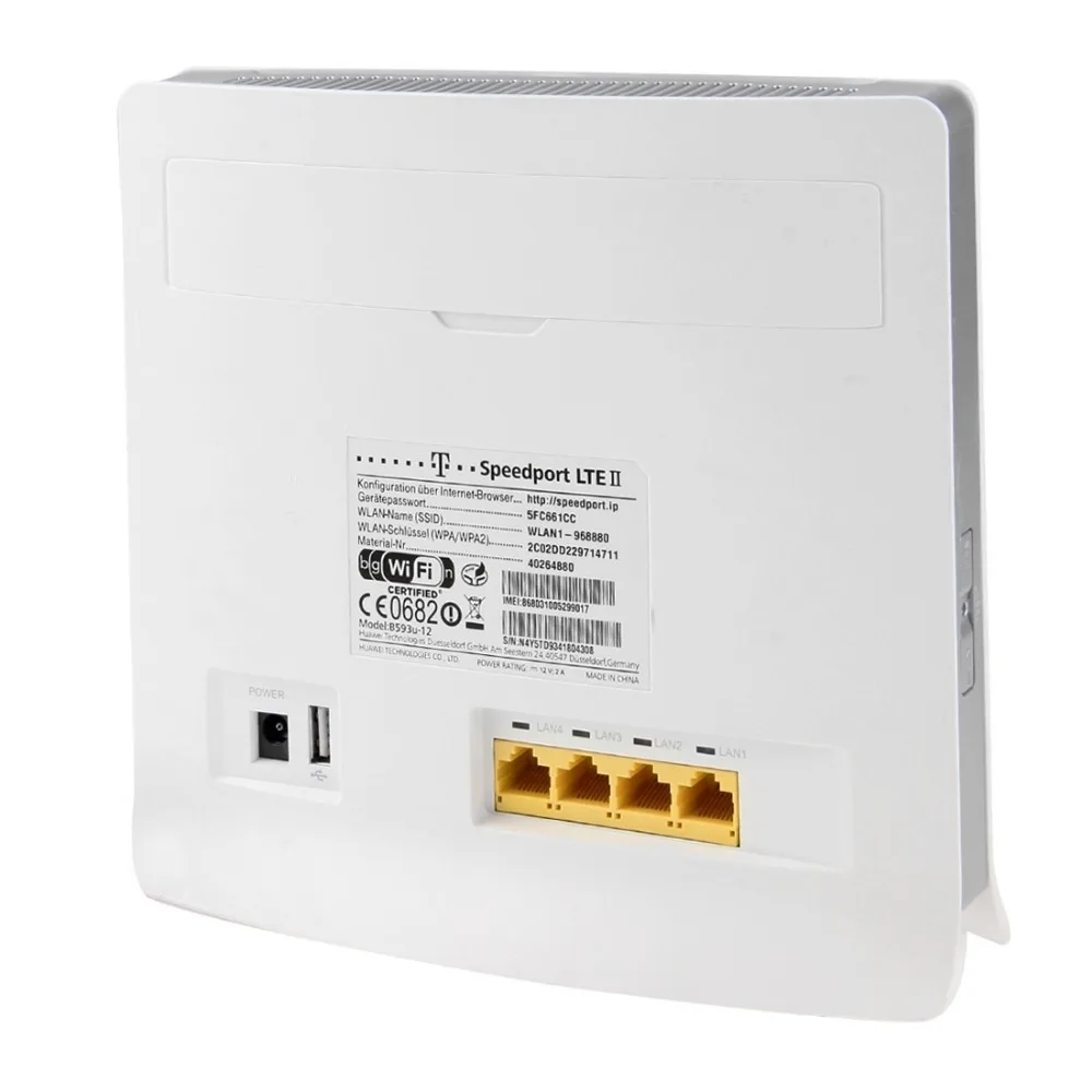4G LTE промышленный широкополосный huawei B593 4G LTE WLAN маршрутизатор 100 Мбит/с WiFi маршрутизатор pk b593S-22 b880 b890 b593s-12