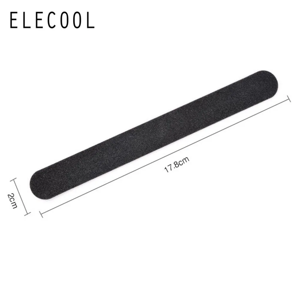 Черная пилка для ногтей ELECOOL, шлифовальный буфер для ногтей, блок для педикюра, маникюра, полировки, инструменты для красоты, профессиональные пилки для ногтей