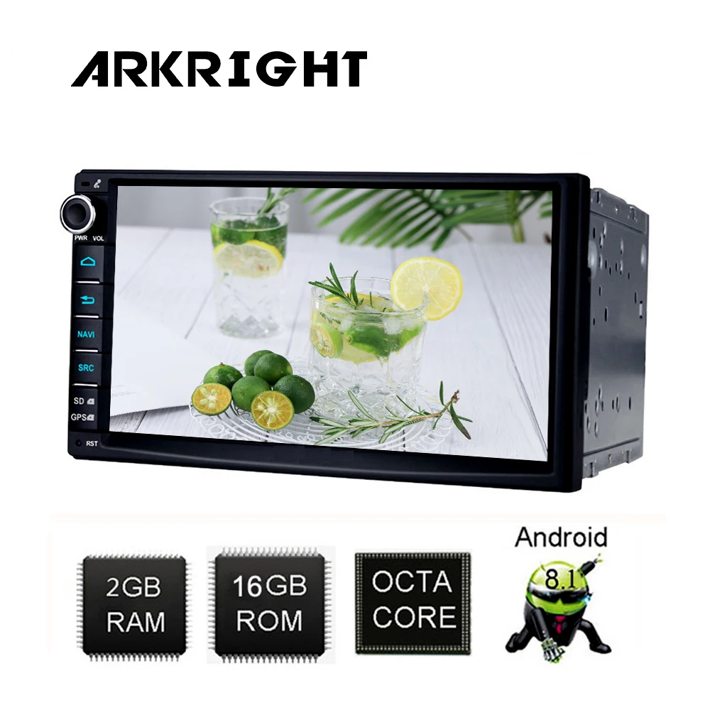 7 &quotARKRIGHT 2Din Авторадио Стерео аудио Android 8 1 автомобильный мультимедиа/gps