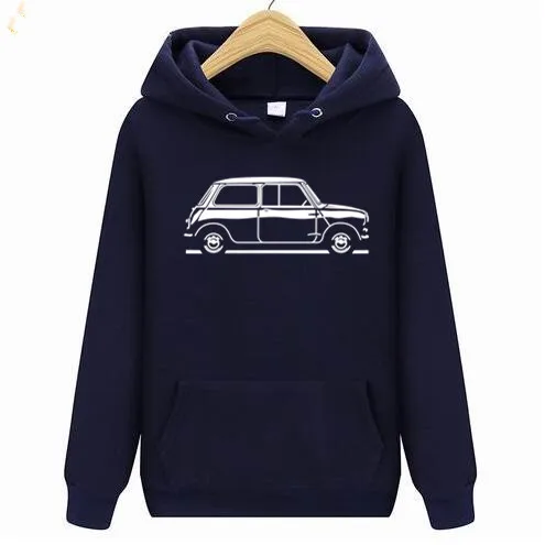 Casual HOODIES Austin MINI AUSTIN SEVEN MORRIS 100% Cotton LONG Sleeve New Color Youth Design hoodies Tops Male | Мужская одежда