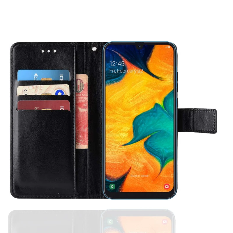 Чехол для Samsung Galaxy A30 мобильного телефона крышки 30 SM A305F A305 чехол Кожаный портмоне