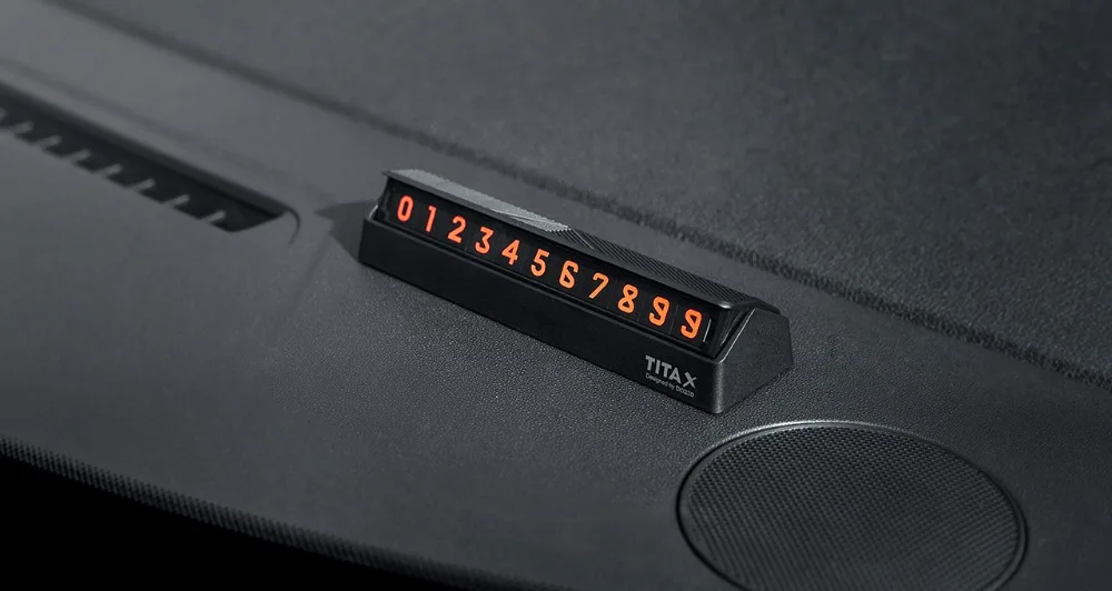 Xiaomi mijia Bcase TITA X Share To Bcase Флип Тип автомобиля Умеренная Парковка Телефон номер карты пластина мини украшение автомобиля