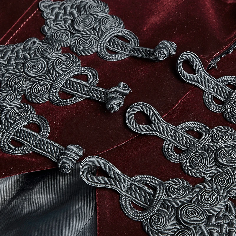 Новинка 2020 готическое бархатное длинное пальто для джентльмена в стиле ретро