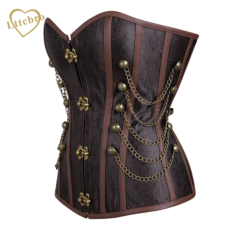 Женские корсеты и бюстье готический корсет в стиле стимпанк одежда спиральный с