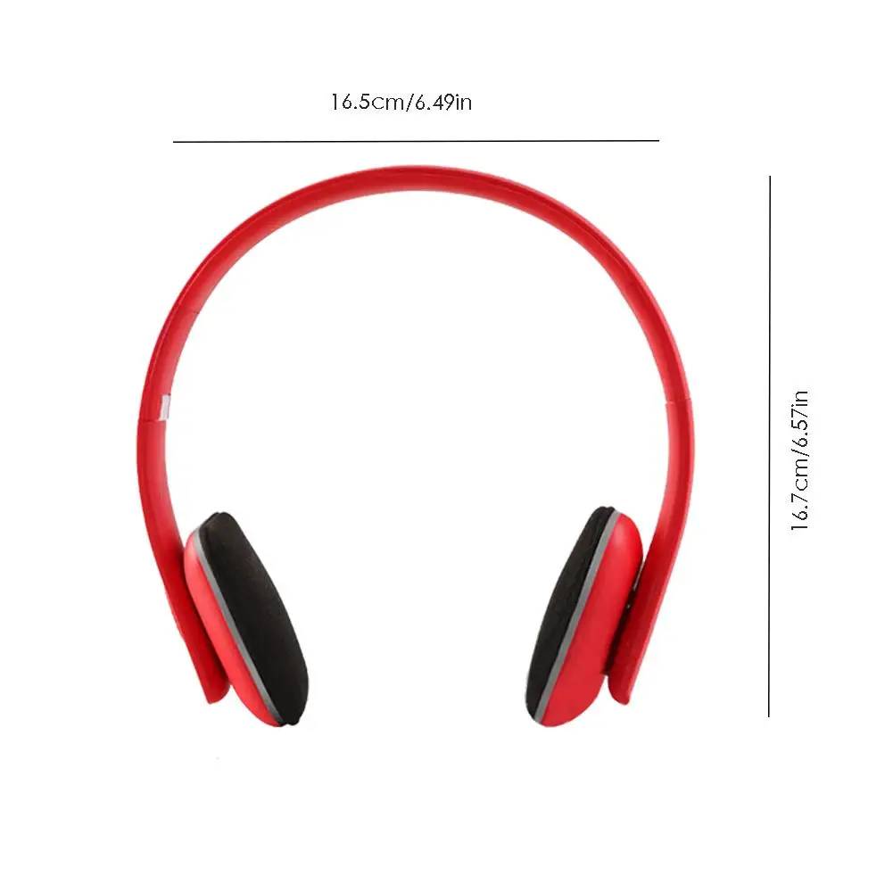 Складной Беспроводной Bluetooth гарнитура Hi Fi стерео Спорт с обучения работы для