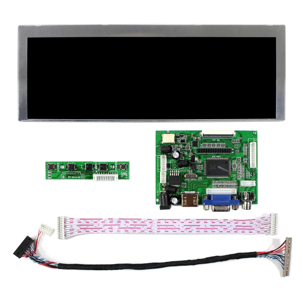 9 1 &quotLQ091B1LW01 822X260 ЖК-экран работает с HDMI VGA 2AV ЖК-плата контроллера | Электроника