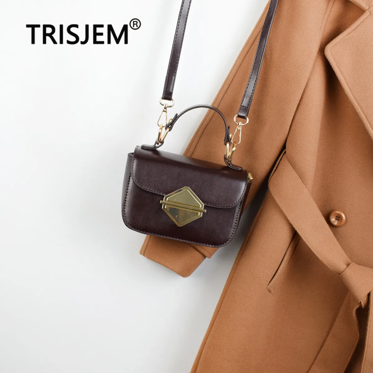 Винтажная сумка-мессенджер из искусственной кожи женская сумка через плечо