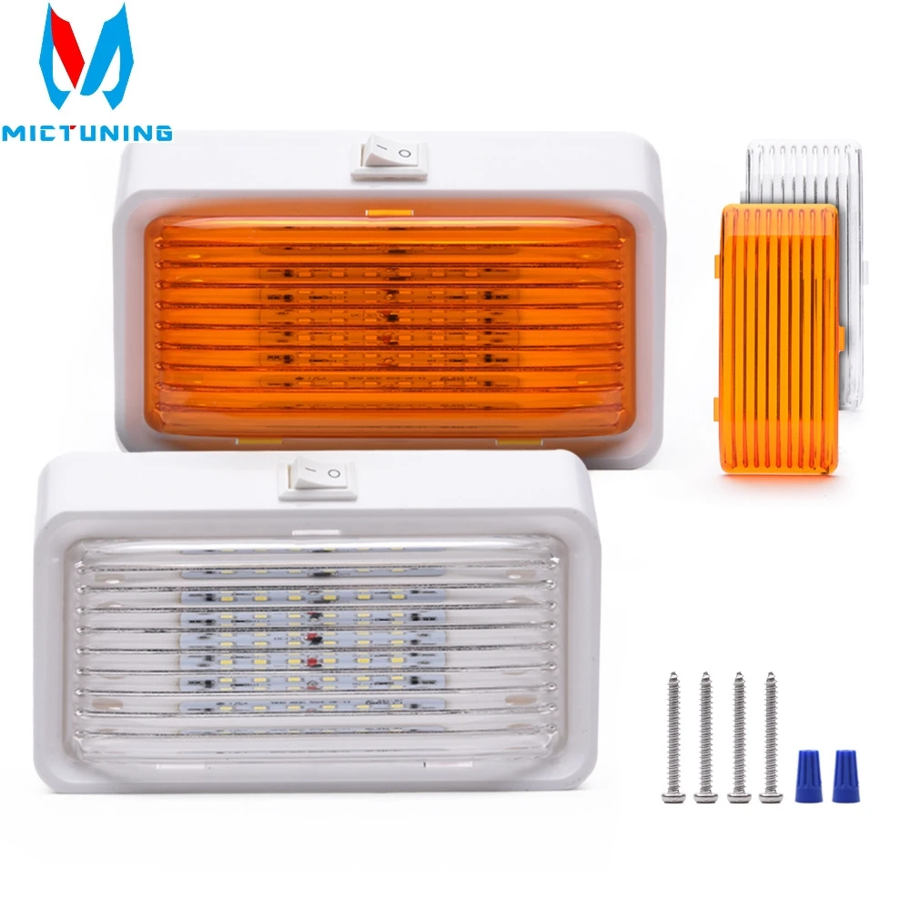 24 светодиодный купольный светильник для чтения на крышу кемпера автомобиля