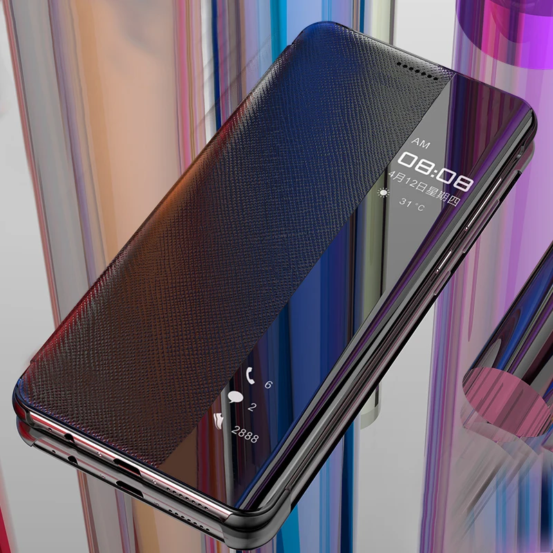 Для HUAWEI Mate 10 Pro чехол Роскошный умный чип вид на окно Флип из натуральной кожи спортивный автомобиль для Huawei Mate 9 Pro Чехол Для Телефона
