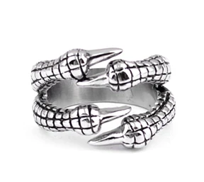 

talons claw 316L Stainless Steel finger rings men wholesale jewelry