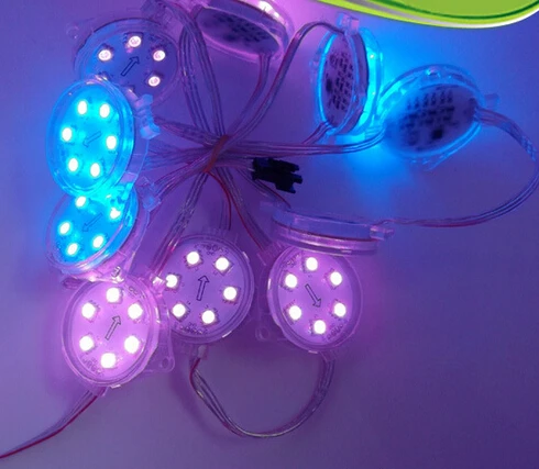 

20pcs 40mm WS2811/UCS1903 IC LED Full Color Pixel Modules 5050 SMD 6leds RGB Modules Waterproof IP68 LED Pixel String