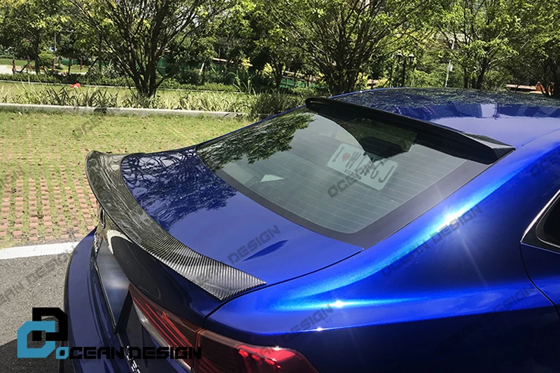 Реальные углеродного волокна багажник спойлер крыло для Lexus IS200 IS250 IS350 IS300 AWD/IS200T все модели- заднее крыло спойлера