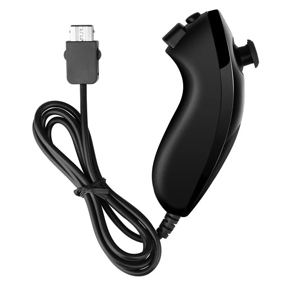 5 цветов NUNCHUCK NUNCHUK Пульт дистанционного управления для NINTENDO Wii черный nunchunk пульт usb