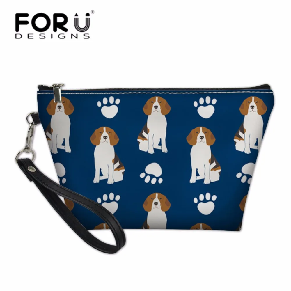 Женские косметички FORUDESIGNS дамские сумки с рисунком собаки для девочек милый