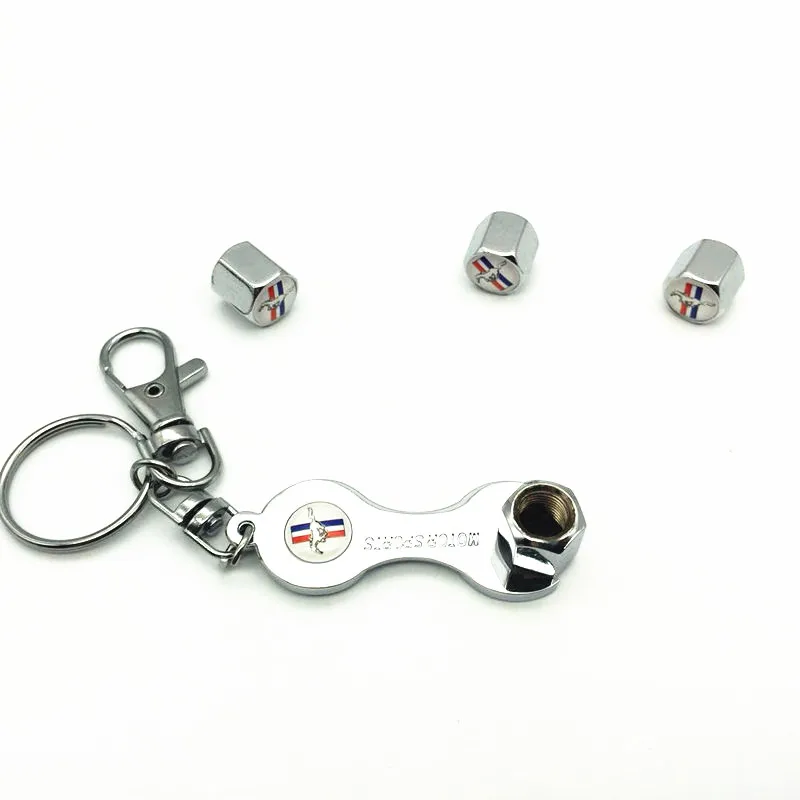 Стальные колпачки для клапанов колес 5 шт./Лот из нержавеющей стали Ford Mustang Fiesta Fusion