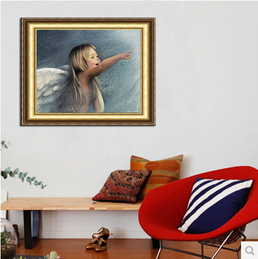 Набор для вышивки крестиком с милым ангелом 5D квадратные Стразы|5d diamond painting|painting