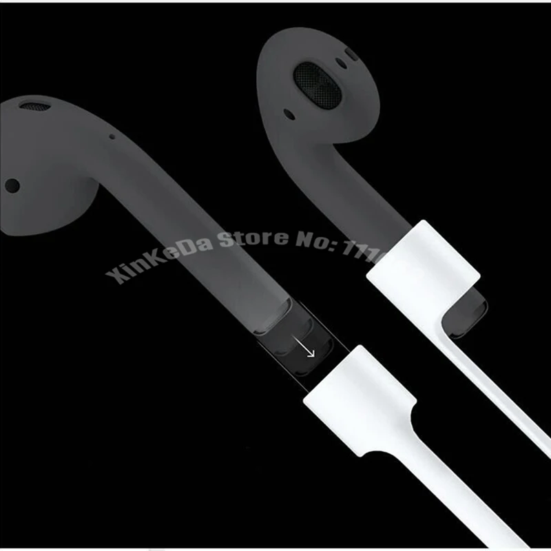 Ремешок Airpods для беспроводных наушников Apple iphone 7 7plus 100 шт. Bluetooth наушники мягкий