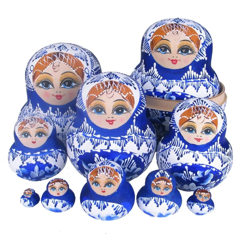 Красивая кукла деревянные игрушки Матрешка детский подарок русские Матрешки