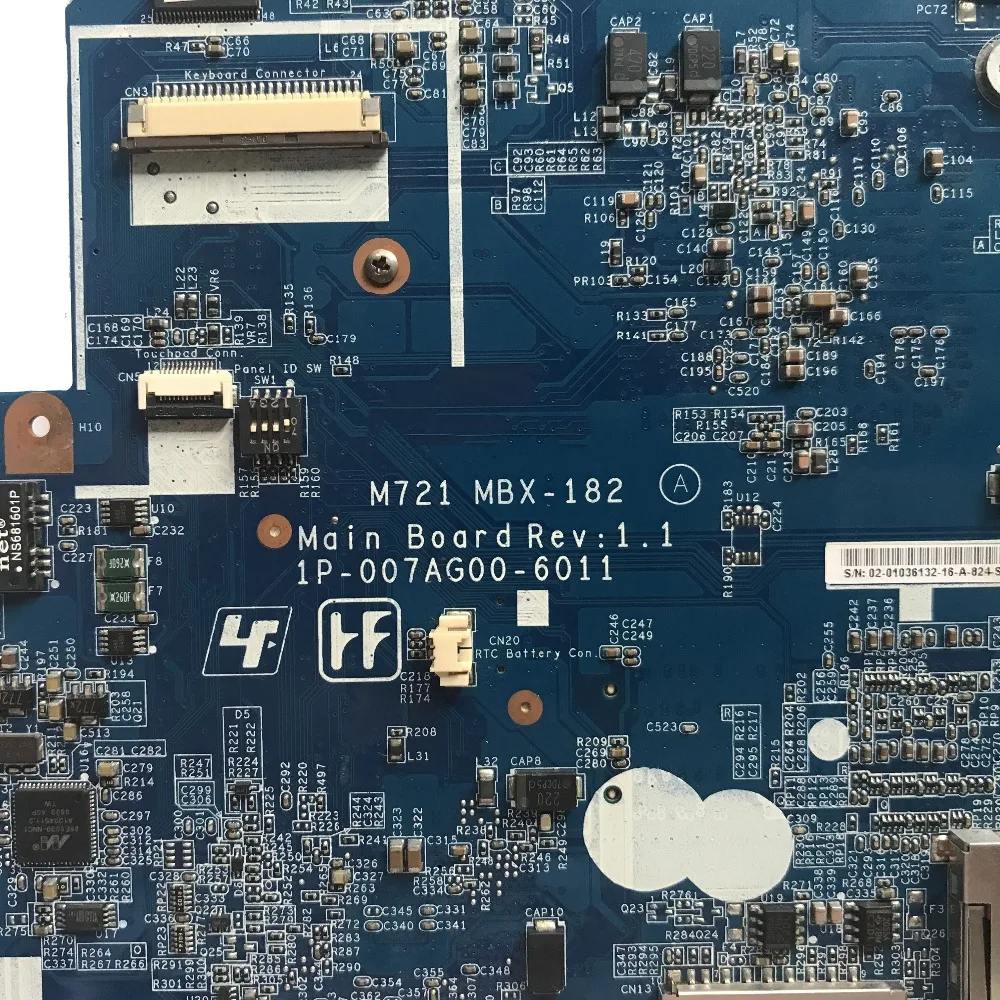 SZWXZY отлично подходит для материнской платы ноутбука Sony VPCEE DDR3 A1823508A DANE7MB16D0 DANE7MB16E0