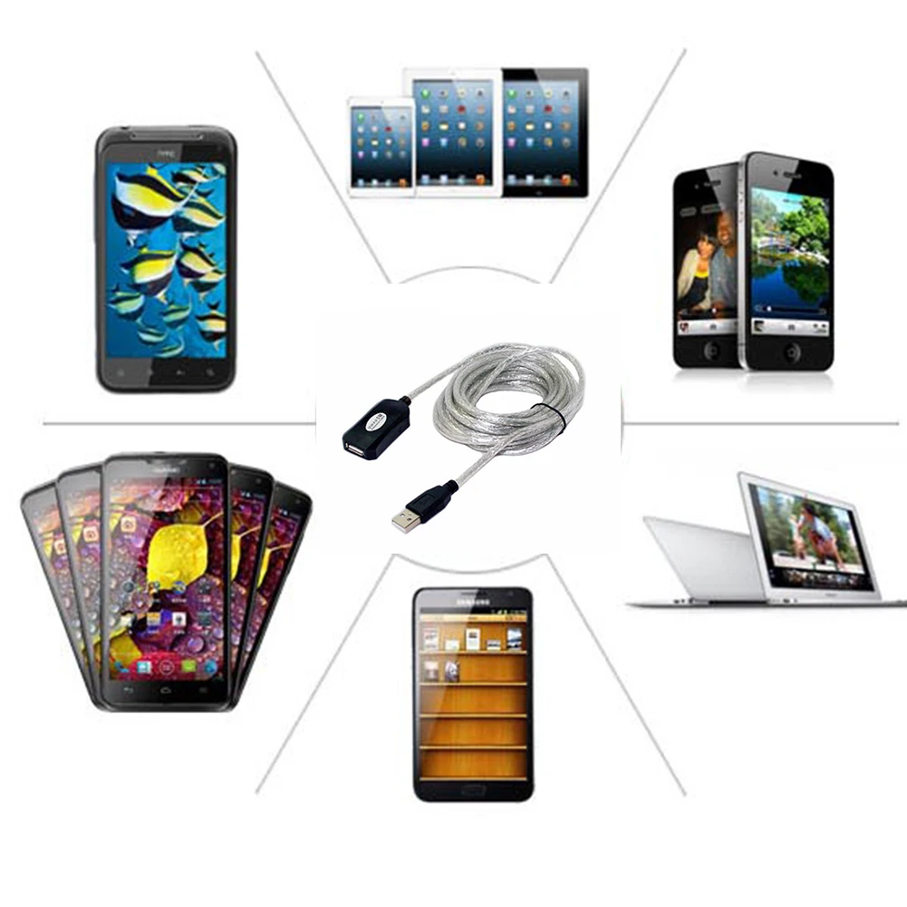 Высокое качество 5 м Тип usb (мама) a входящий штекер Активный удлинитель