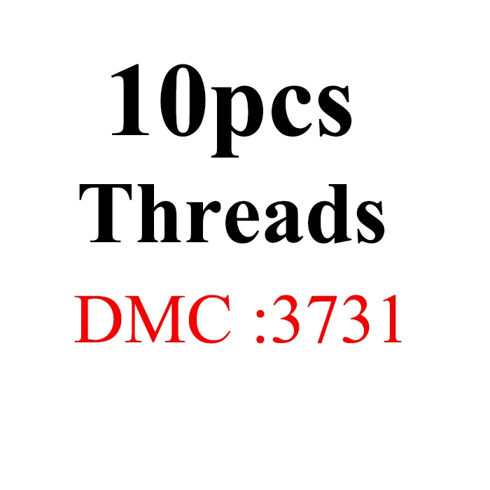 1.2m10pcs-DMC3731 Золотое панно, DMC3350-3733 Multcolor 10 шт/партия 1,2 м длина нить крестиком Хлопок Шитье, моток пряжи вышивка нить наборы - Цвет: 1.2m10pcs-DMC3731