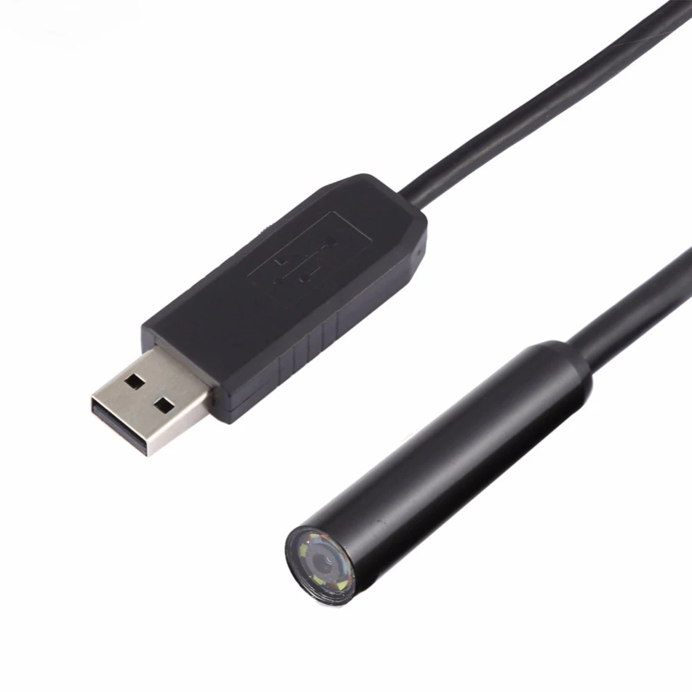 JINGLESZCN 9 мм USB эндоскоп мини камера водонепроницаемый IP67 2 м 5 7 10 15 20 25 Длина HD осмотр