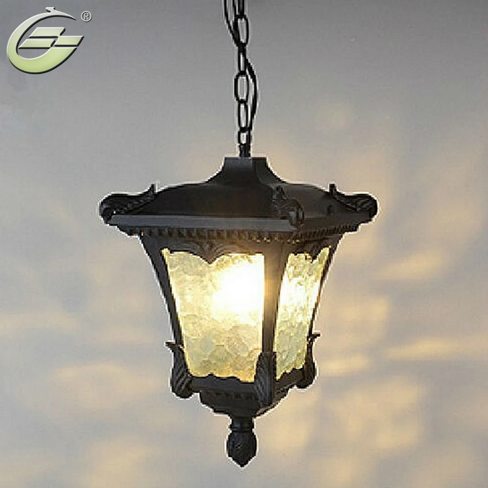 Водонепроницаемые лампы IP65 наружный подвесной светильник для крыльца