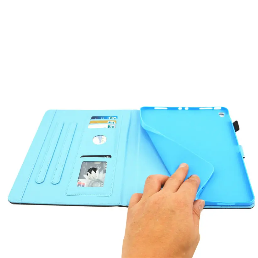 Case For iPad Pro 11&quot (2018) Smart Cover Funda New 11 inch 2018 Cat Panda Pattern PU Leather Stand Shell+Film+Pen | Компьютеры и