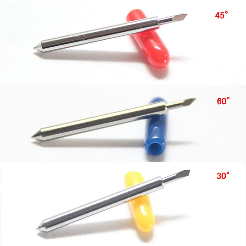 

15pcs Tungsten roland blades 30 60 45 degree roland blades plotter vinyl cutter knife tungstenio blade roland cutting blades