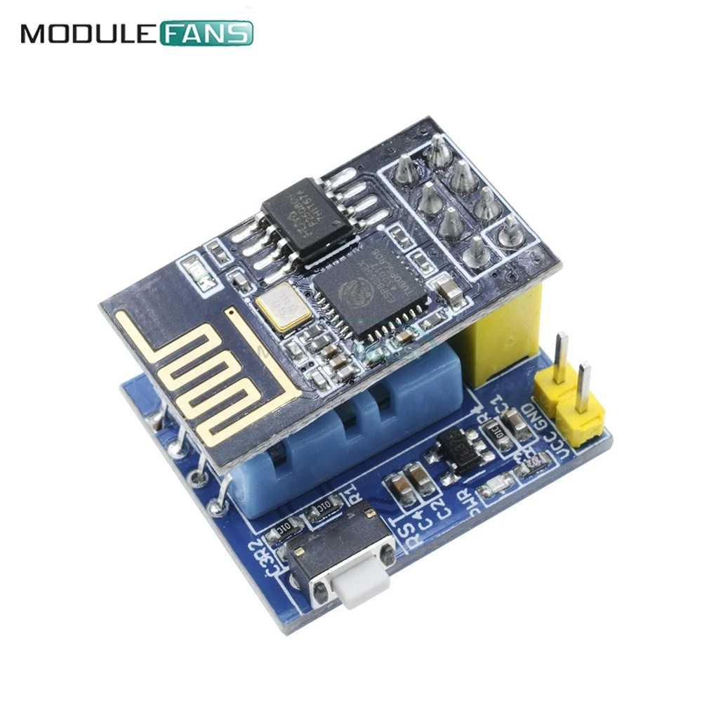 ESP8266 ESP01S ESP 01S DHT11 Температура влажности Сенсор модуль Wi Fi Беспроводной адаптер