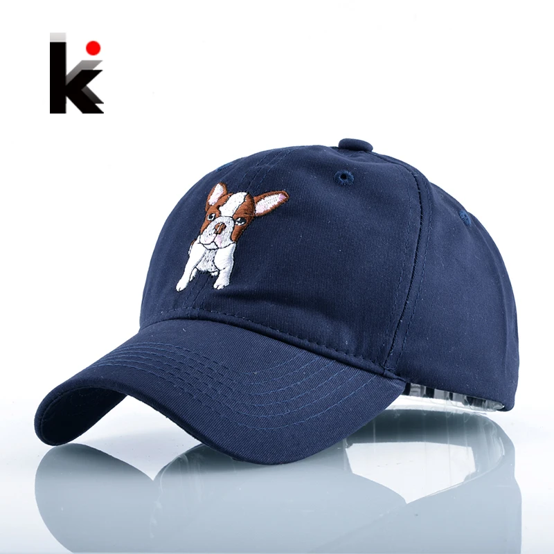 Модные Повседневная бейсболка от солнца хоккей кепка для мужчин милая собака