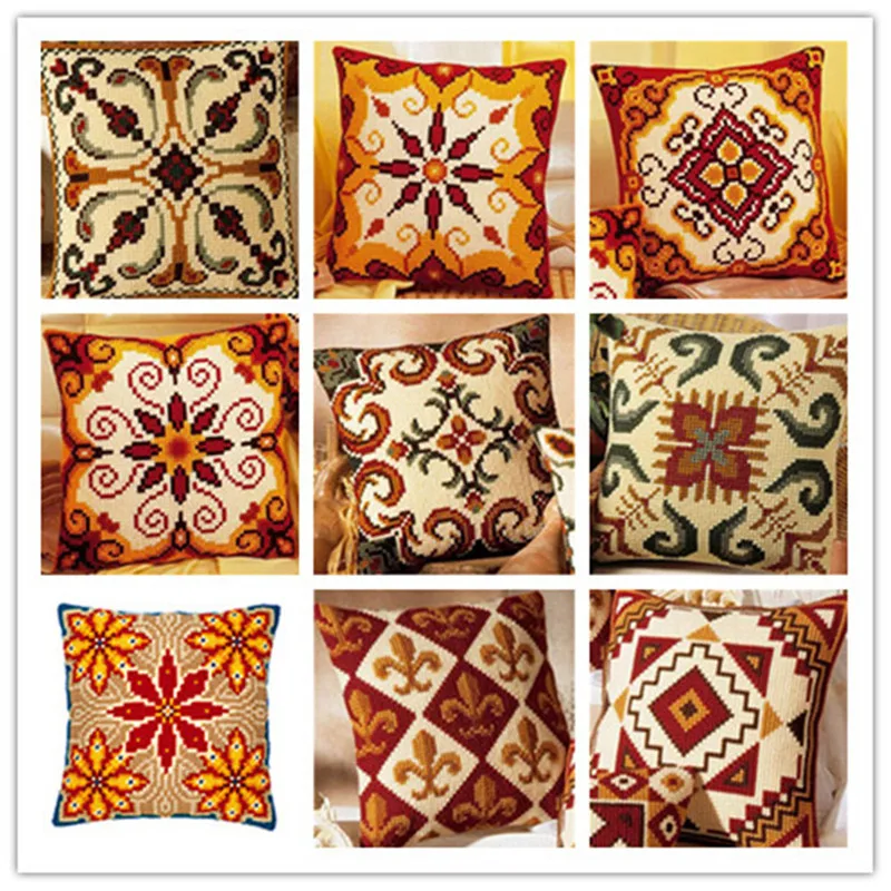 

Наволочка для вышивки крестиком oneroom, Набор для вышивки крестиком в полоску «сделай сам»