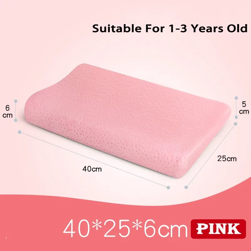 Pink 1-3 years old 0-24 месяца, детская подушка для придания формы, предотвращающая появление плоской головы, подушка для младенцев с эффектом памяти, ортопедические массажный эффект - Цвет: Pink 1-3 years old