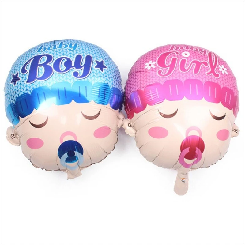 1 шт. детские бутылочки для душа соски шарики из фольги разных форм мальчиков и