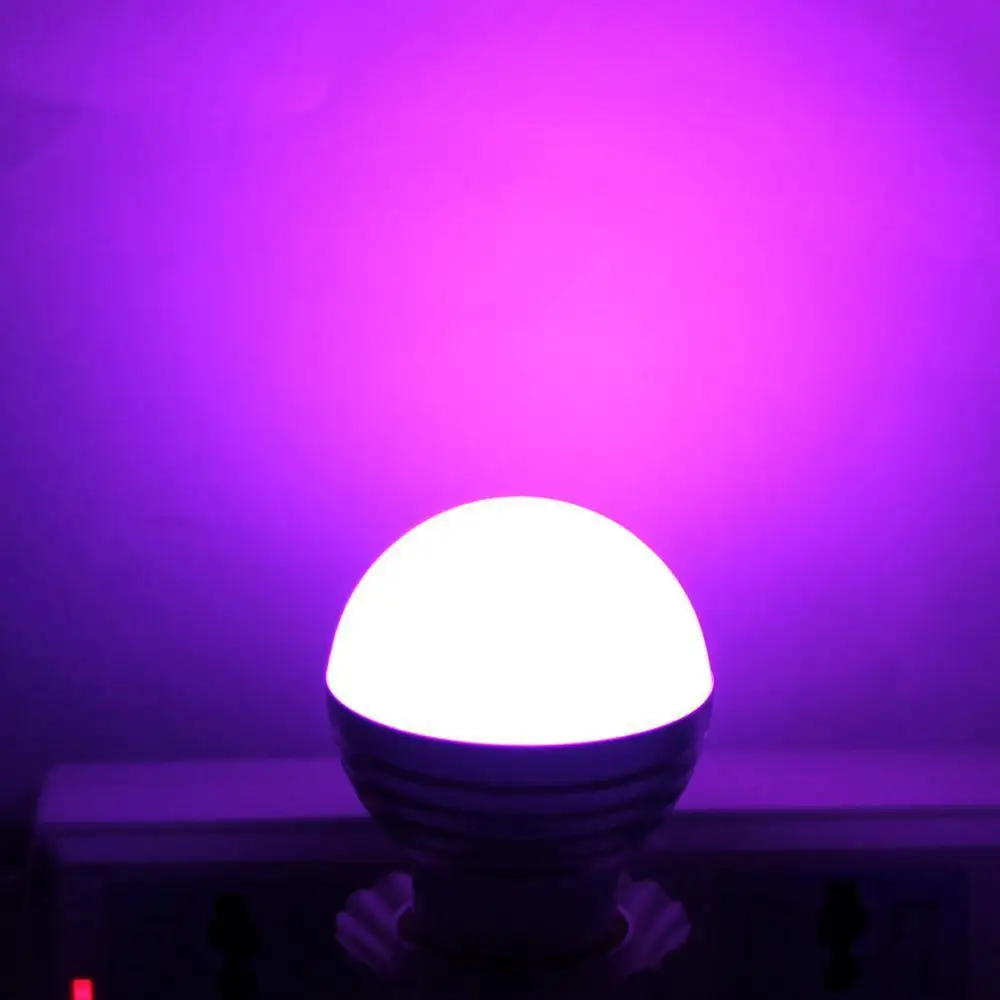 Диммируемая RGB лампа E27 Magic светодиодный светильник 24key ИК пульт дистанционного