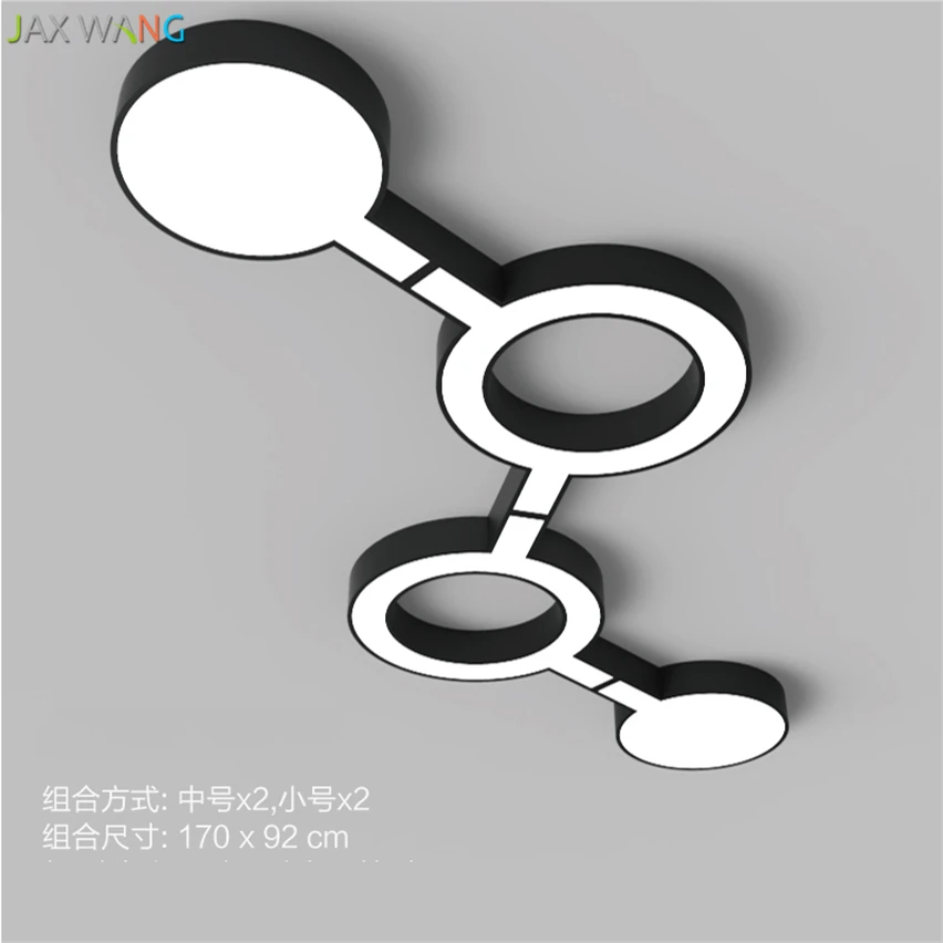 Modern Simple crop circle Led ceiling lights plafond lamp for home living room light fixture bedroom lamps | Лампы и освещение