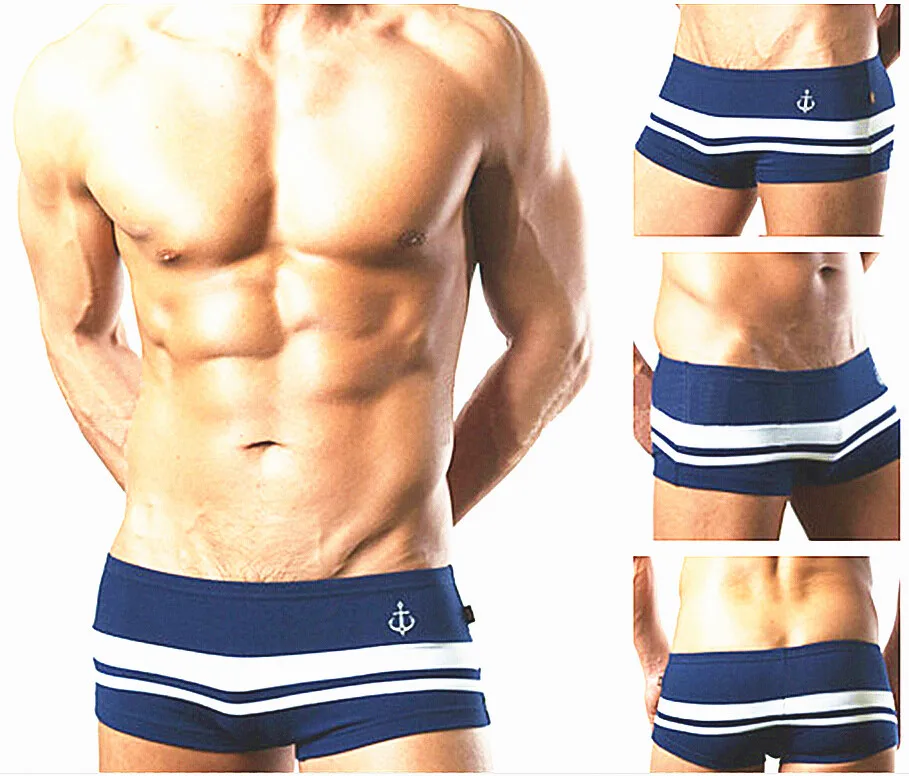 

New Men's Underwear Narrow Stripe Cotton Men's Boxers Underwear Men Boxer Shorts Male Underwear Panties Free Shipping