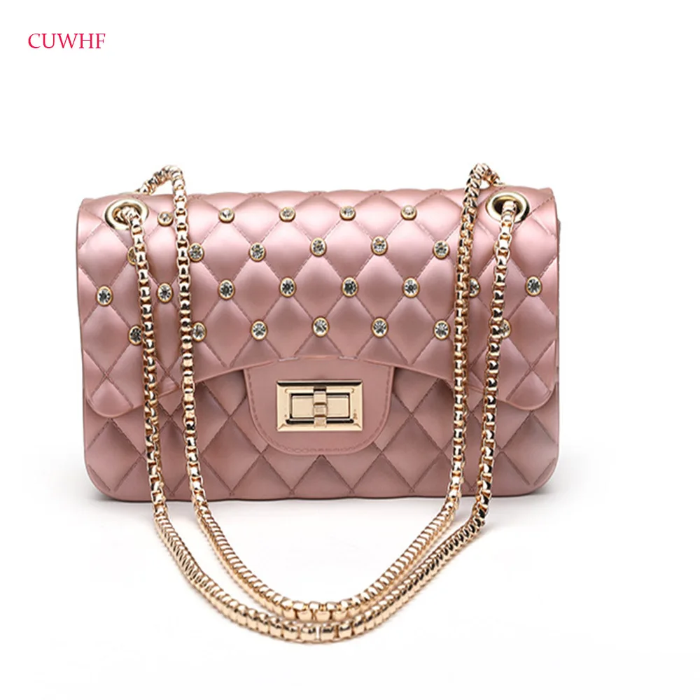 Жемчужина плед Crossbody сумки для Для женщин роскошные кожаные Сумки сумка дизайнер
