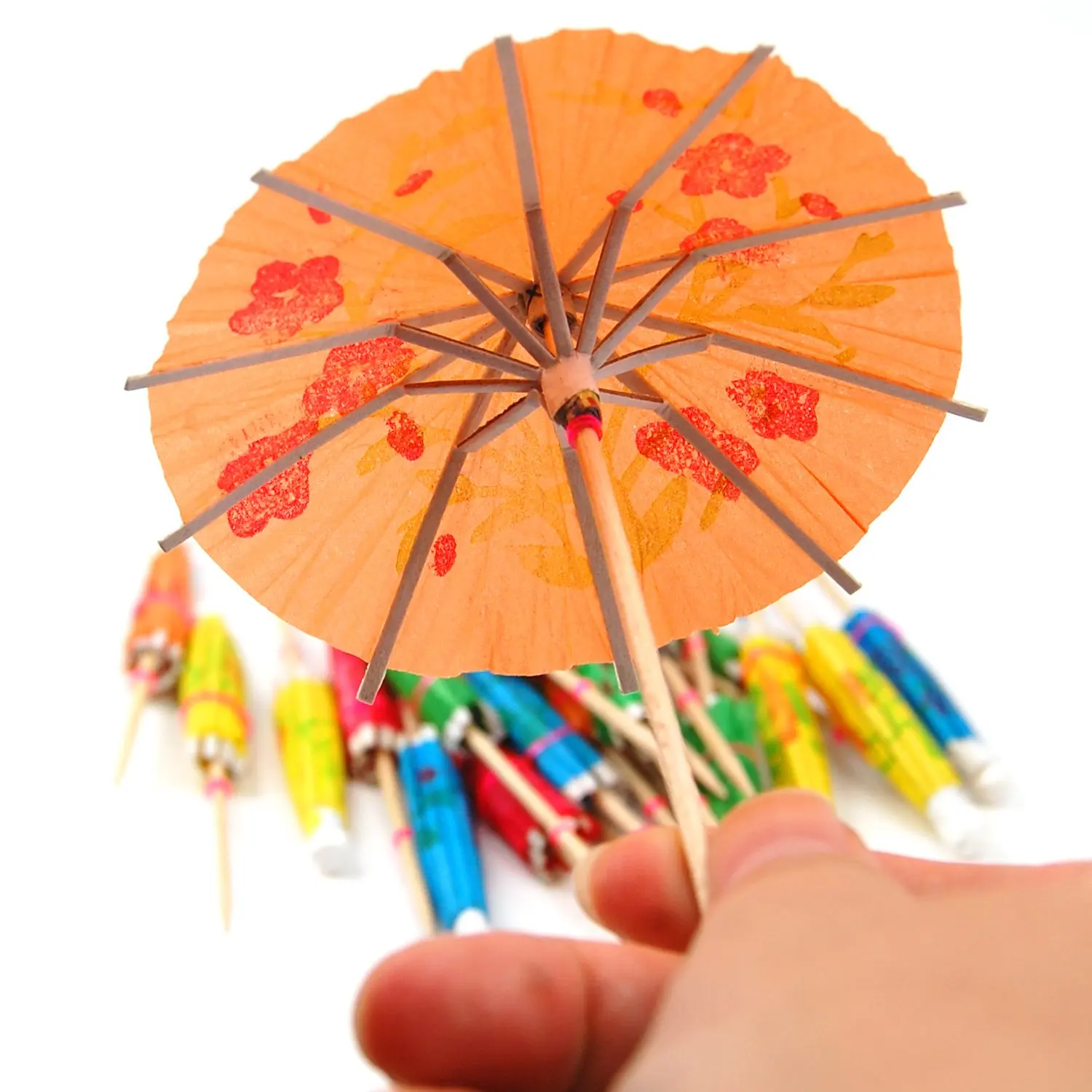 Алим 24 1 упак. случайный цвет разноцветные бумаги коктейль Зонты|umbrella cocktail|umbrella